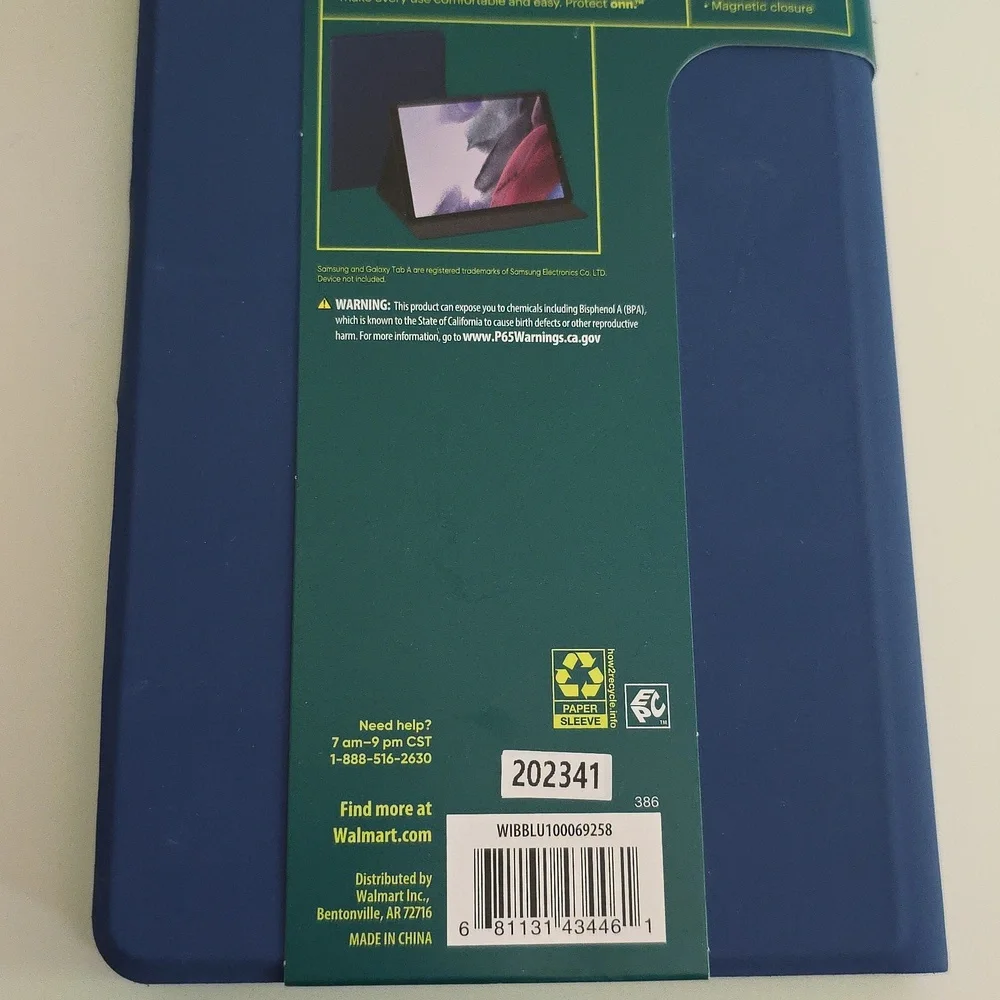 onn. Tablet Folio Case for Samsung Galaxy Tab A7 Lite 8.7